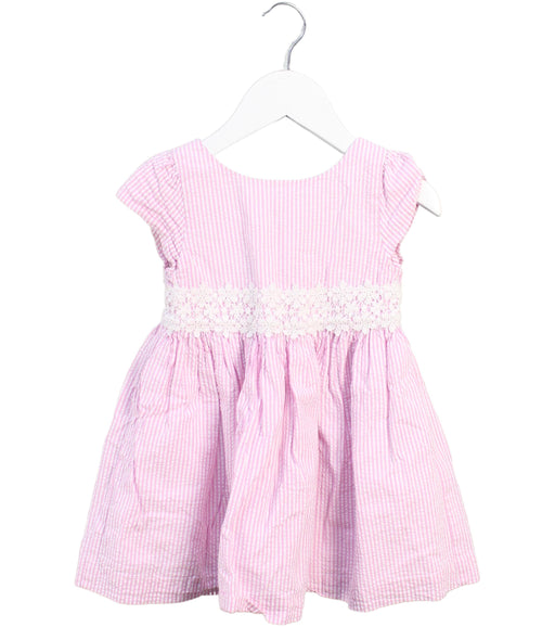 A Pink Short Sleeve Dresses from Ralph Lauren in size 12-18M for girl. (Front View)