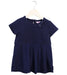 A Navy Short Sleeve Tops from Baker by Ted Baker in size 5T for girl. (Front View)