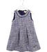 A Blue Sleeveless Dresses from Chickeeduck in size 4T for girl. (Front View)