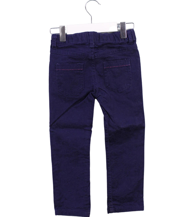 A Purple Casual Pants from La Compagnie des Petits in size 3T for girl. (Back View)