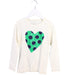 A White Long Sleeve Tops from Crewcuts in size 4T for girl. (Front View)