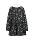 A Black Long Sleeve Dresses from Petit Bateau in size 6T for girl. (Front View)