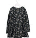 A Black Long Sleeve Dresses from Petit Bateau in size 6T for girl. (Back View)