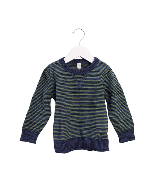 A Green Crewneck Sweatshirts from ESPRIT in size 2T for boy. (Front View)