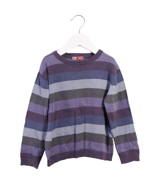 A Purple Crewneck Sweatshirts from DPAM in size 4T for neutral. (Front View)