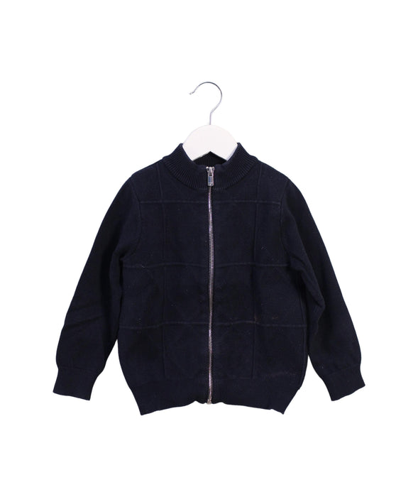 A Black Lightweight Jackets from Jacadi in size 4T for neutral. (Front View)