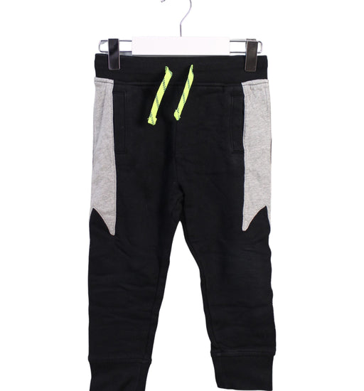 A Black Sweatpants from Crewcuts in size 3T for boy. (Front View)