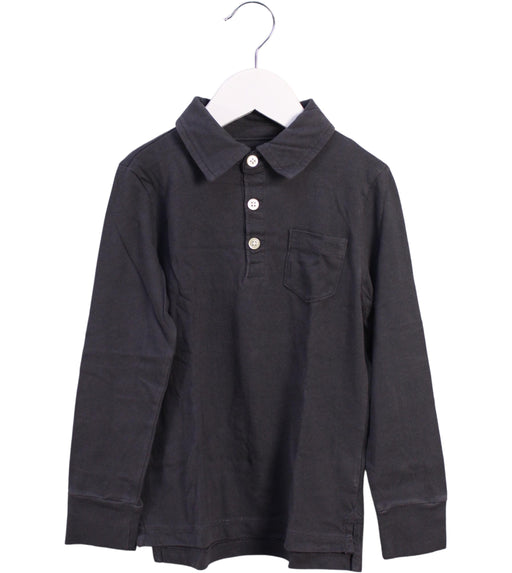 A Grey Long Sleeve Polos from Crewcuts in size 3T for boy. (Front View)