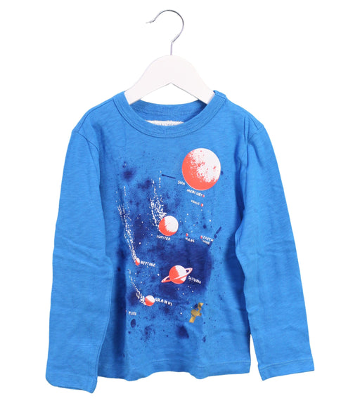 A Blue Long Sleeve Tops from Crewcuts in size 3T for boy. (Front View)