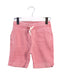 A Peach Shorts from Crewcuts in size 3T for girl. (Front View)