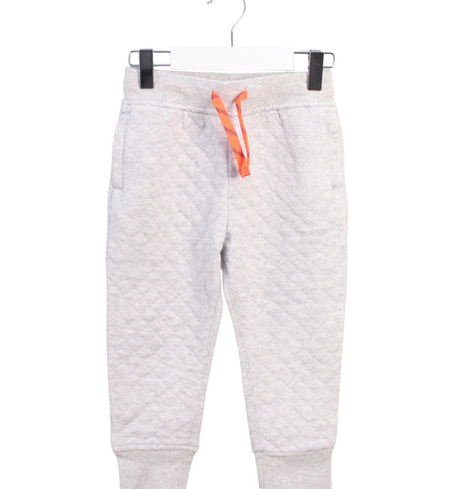 A White Sweatpants from Crewcuts in size 3T for girl. (Front View)