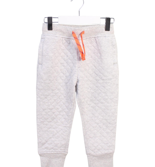 A White Sweatpants from Crewcuts in size 3T for girl. (Front View)