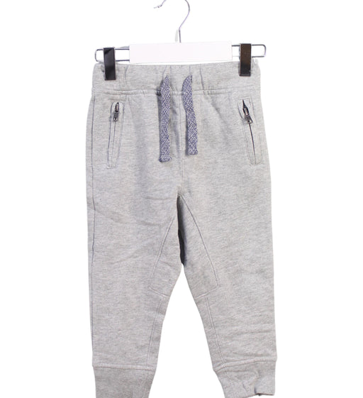 A Grey Sweatpants from Crewcuts in size 3T for girl. (Front View)