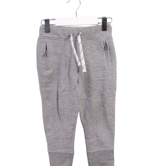 A Grey Sweatpants from Crewcuts in size 3T for girl. (Front View)