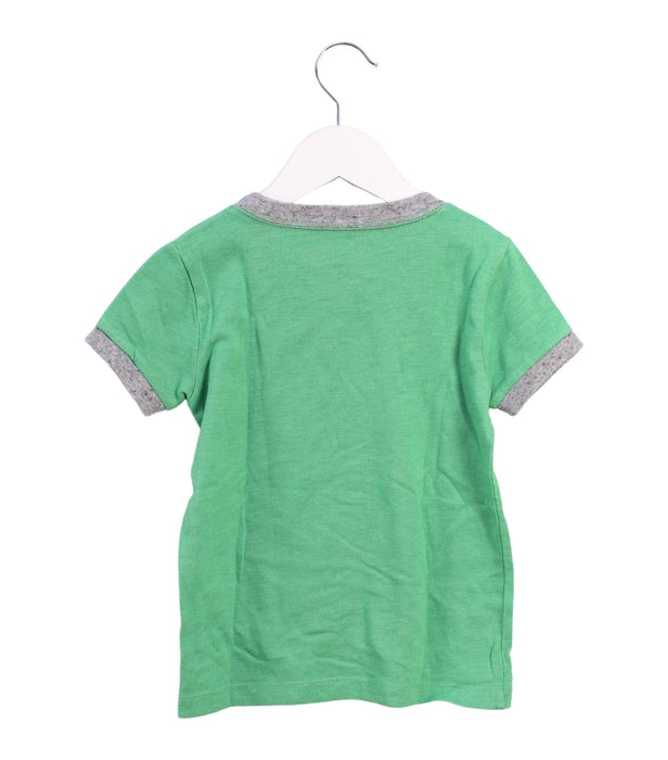 A Green Short Sleeve T Shirts from Crewcuts in size 3T for boy. (Back View)