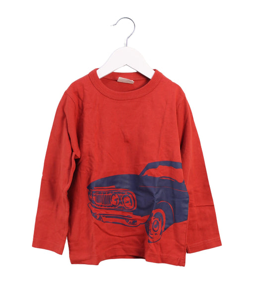 A Red Long Sleeve Tops from Boden in size 3T for boy. (Front View)