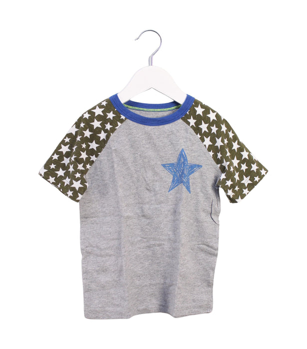 A Grey Short Sleeve T Shirts from Boden in size 3T for boy. (Front View)