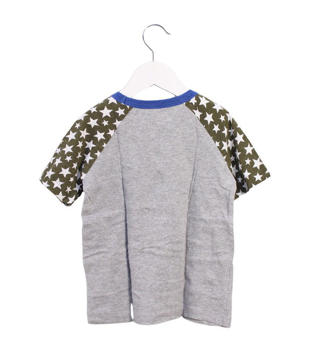 A Grey Short Sleeve T Shirts from Boden in size 3T for boy. (Back View)