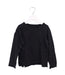 A Black Long Sleeve Tops from Mini Mioche in size 4T for girl. (Front View)