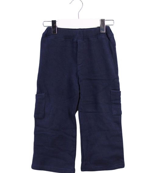 A Blue Casual Pants from Mini Mioche in size 3T for girl. (Front View)