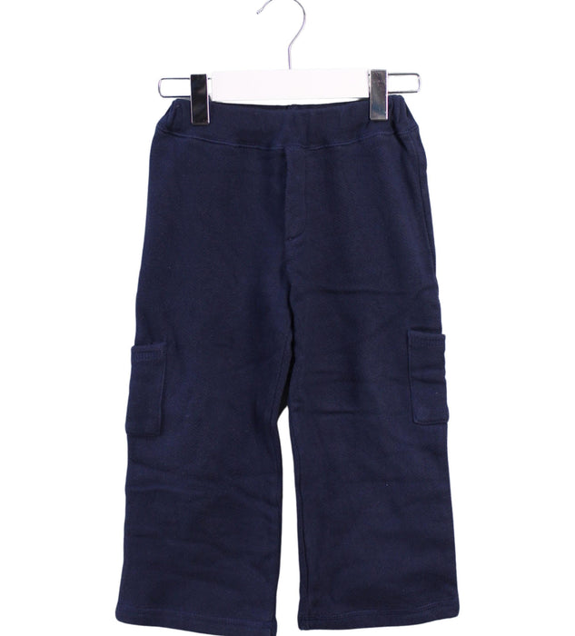 A Blue Casual Pants from Mini Mioche in size 3T for girl. (Front View)