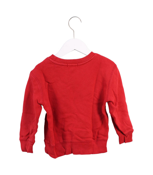 A Red Crewneck Sweatshirts from Polo Ralph Lauren in size 3T for neutral. (Back View)