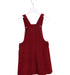 A Burgundy Overall Dresses from Jacadi in size 8Y for girl. (Back View)