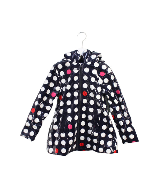 A Black Rain Jackets from Jacadi in size 8Y for girl. (Front View)