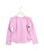 A Pink Crewneck Sweatshirts from Mezzo Piano in size 7Y for girl. (Back View)