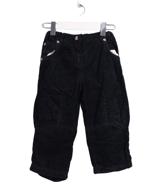 A Navy Casual Pants from Steiff in size 2T for boy. (Front View)