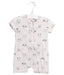 A Grey Short Sleeve Rompers from Seed in size 3-6M for boy. (Front View)
