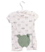 A Grey Short Sleeve Rompers from Seed in size 3-6M for boy. (Back View)