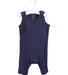 A Navy Sleeveless Jumpsuits from Hunter + Boo in size 3-6M for neutral. (Front View)