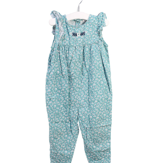 A Blue Sleeveless Jumpsuits from Bout'Chou in size 18-24M for girl. (Front View)