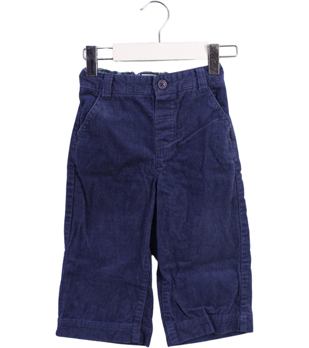 A Blue Casual Pants from Jojo Maman Bébé in size 12-18M for boy. (Front View)