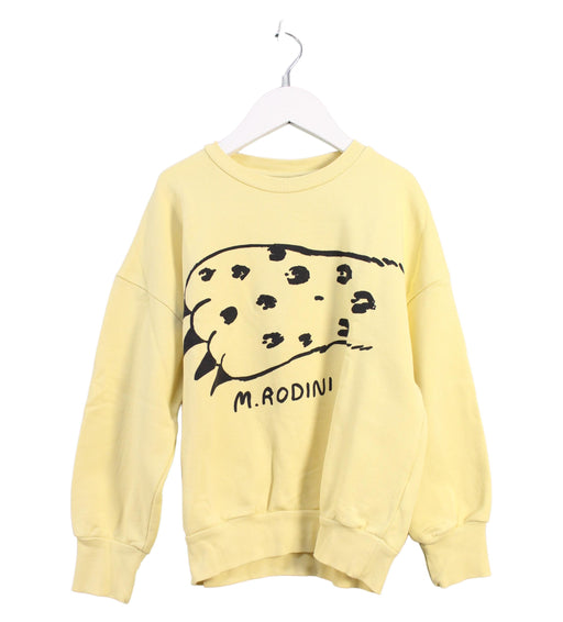 A Yellow Sweatshirts from Mini Rodini in size 8Y for boy. (Front View)