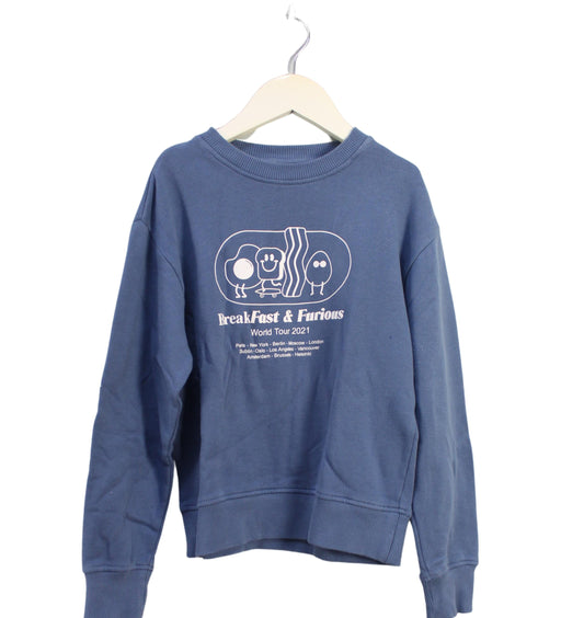 A Blue Crewneck Sweatshirts from Hundred Pieces in size 8Y for boy. (Front View)