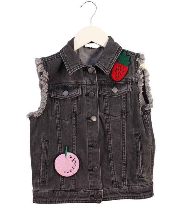 A Black Outerwear Vests from Stella McCartney in size 6T for boy. (Front View)