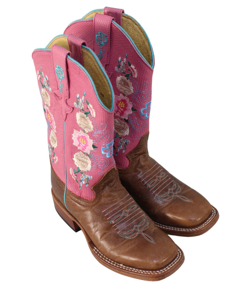 A Pink Casual Boots from Macie Bean in size 11Y for girl. (Front View)