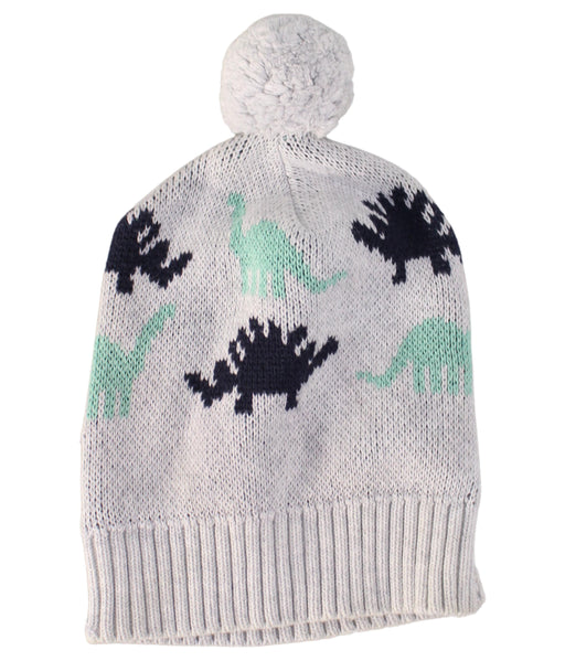 A Grey Winter Hats from Seed in size S for boy. (Front View)