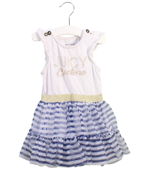 A Blue Short Sleeve Dresses from Juicy Couture in size 2T for girl. (Front View)