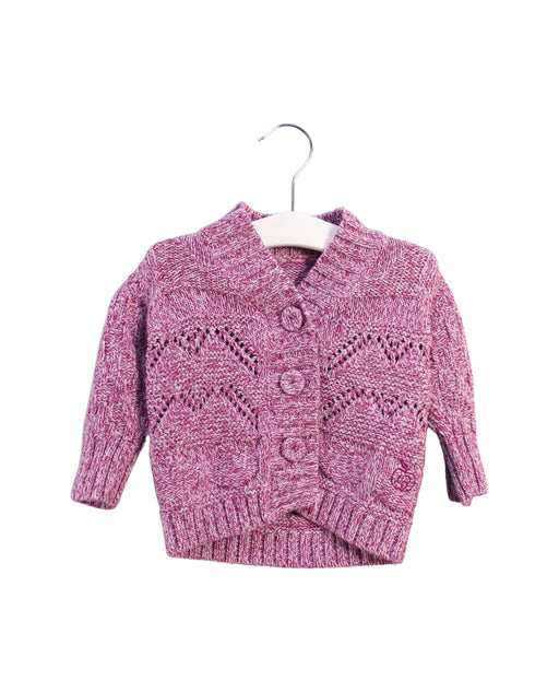 A Pink Cardigans from The Bonnie Mob in size 12-18M for girl. (Front View)