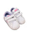 A White Sneakers from Reebok in size 3T for girl. (Front View)