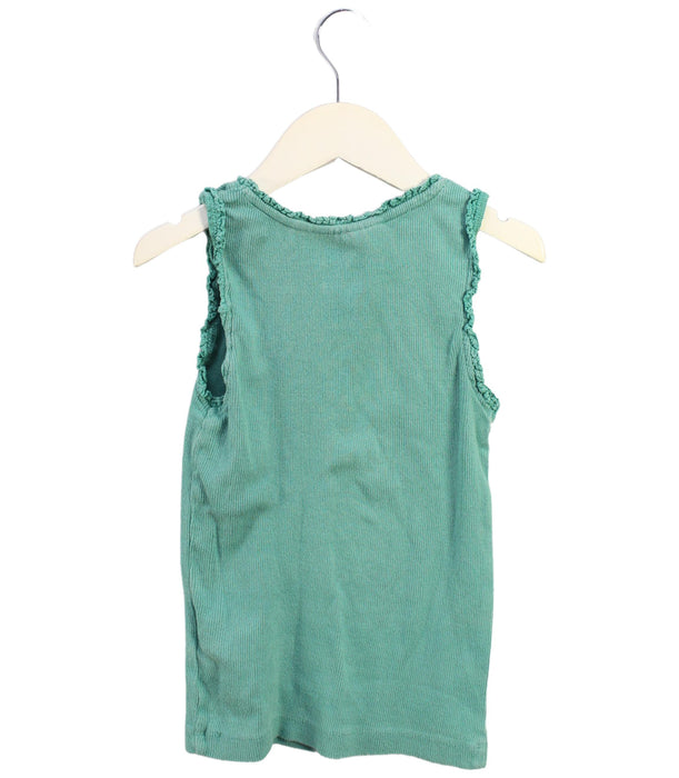 A Green Sleeveless Tops from Boden in size 5T for boy. (Back View)