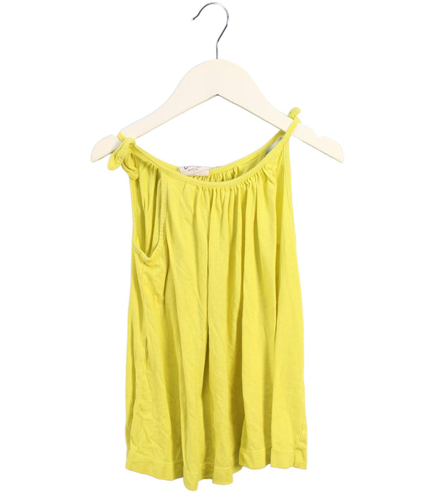 A Yellow Sleeveless Tops from Boden in size 3T for girl. (Front View)