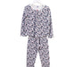 A White Pyjama Sets from Petit Bateau in size 8Y for girl. (Front View)