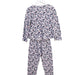 A White Pyjama Sets from Petit Bateau in size 8Y for girl. (Back View)