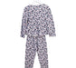A White Pyjama Sets from Petit Bateau in size 8Y for girl. (Back View)