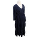 A Navy Long Sleeve Dresses from Mamalicious in size S for maternity. (Front View)