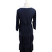 A Navy Long Sleeve Dresses from Mamalicious in size S for maternity. (Back View)